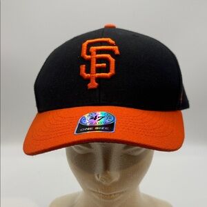 47 Brand San Francisco Giants Black and Orange Baseball Cap.